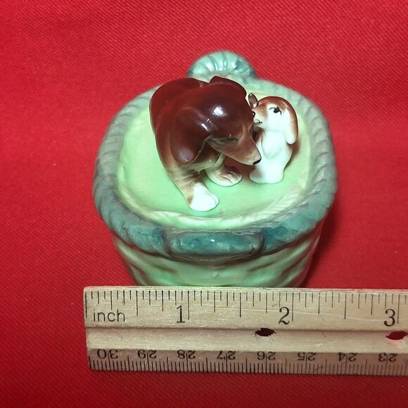 Vintage Dachshund Dog Mother and Baby Salt Pepper Shaker - Picture 9 of 16